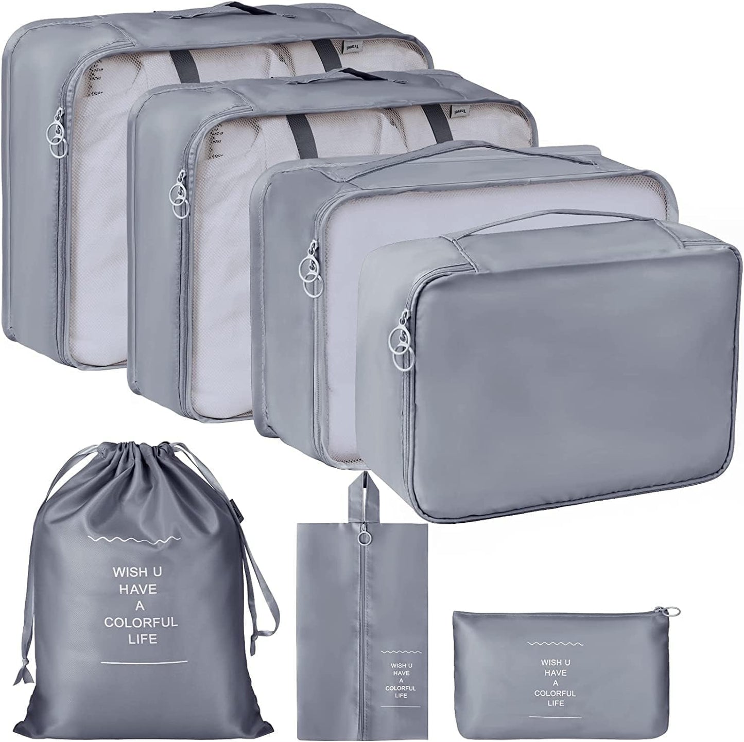 7-in-1 Multipurpose Travel Organizer Set