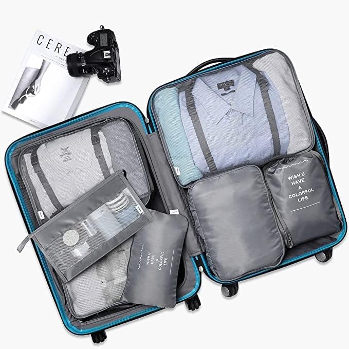 7-in-1 Multipurpose Travel Organizer Set