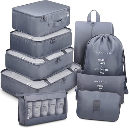 7-in-1 Multipurpose Travel Organizer Set