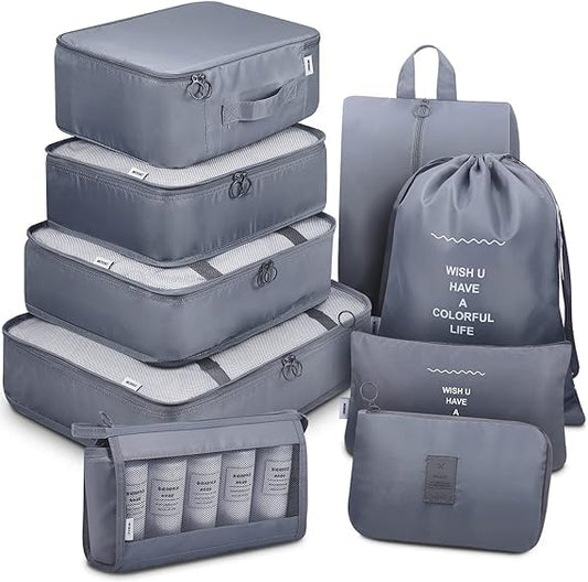 7-in-1 Multipurpose Travel Organizer Set